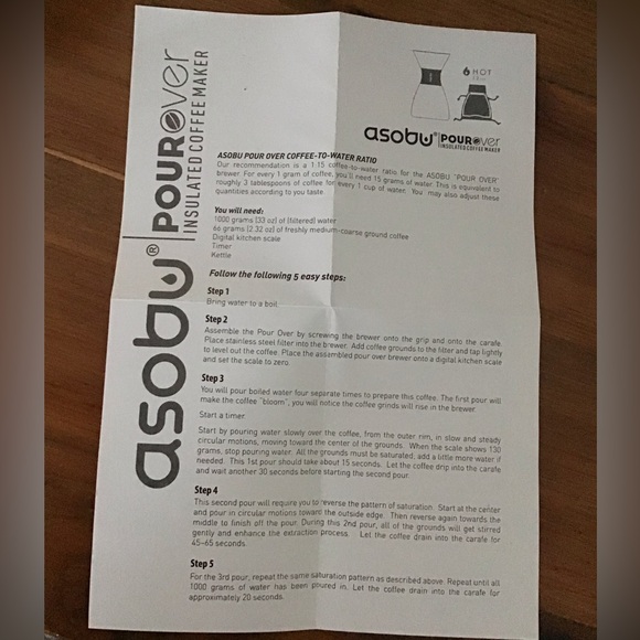 ASOBU POUROVER INSULATED COFFEE MAKER - Picture 11 of 14